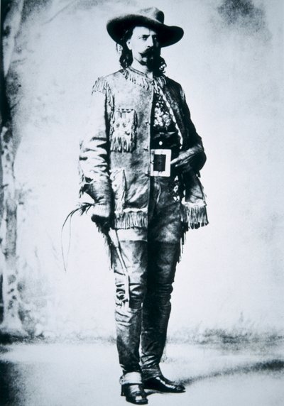 Buffalo Bill Cody (1846-1917) (m/v valokuva) tekijältä American Photographer