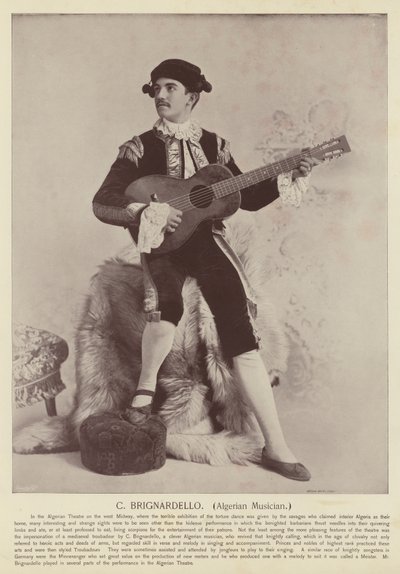 C Brignardello, algerialainen muusikko tekijältä American Photographer