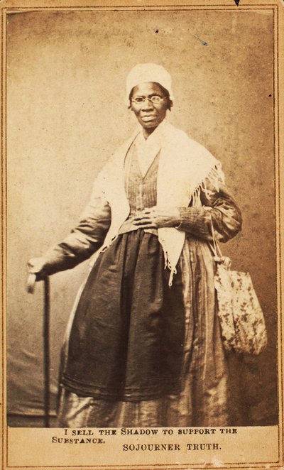 Carte de visite of Sojourner Truth, 1864 tekijältä American Photographer