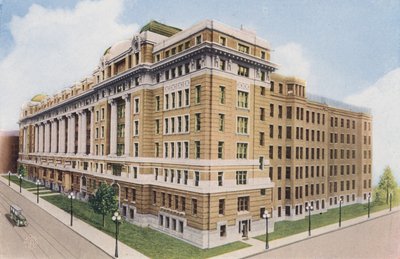 Chicago: Cook County Hospital, Chicago (värikuva) tekijältä American Photographer