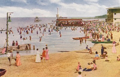 Chicago: Wilson Avenue Bathing Beach, North Shore (värikuva). tekijältä American Photographer