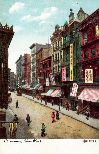 China Town, New York, Yhdysvallat (s/w-kuva) tekijältä American Photographer