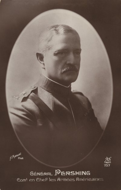 Kenraali John J Pershing (s/w-kuva) tekijältä American Photographer