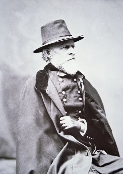 Kenraali Philip St George Cooke (1809-1895) (m/w valokuva) tekijältä American Photographer