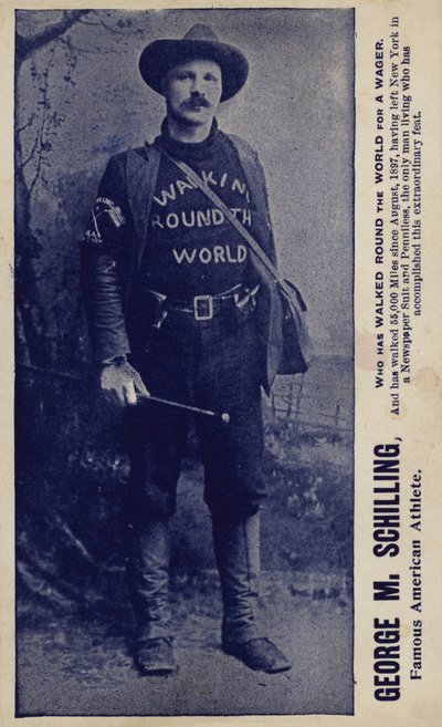 George M Schilling, kuuluisa amerikkalainen urheilija (s/w valokuva) tekijältä American Photographer