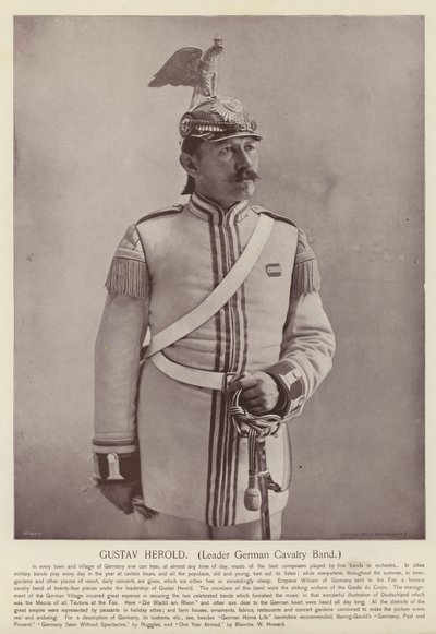 Gustav Herold, Saksan ratsuväen soittokunnan johtaja tekijältä American Photographer