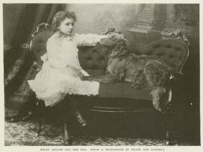 Helen Keller ja hänen koiransa tekijältä American Photographer