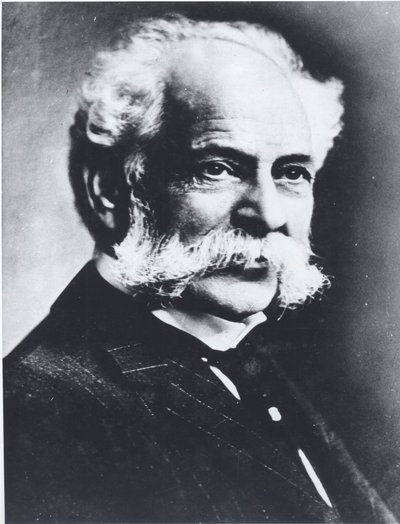 Henry J. Heinz, jalostettujen elintarvikkeiden yrityksen perustaja, n. 1900 (b/w kuva) tekijältä American Photographer