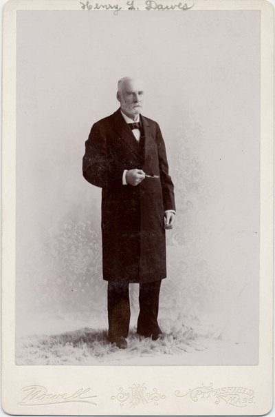 Henry Laurens Dawes (1816-1903), Yhdysvaltain senaattori, kuva: Nowell, Pittsfield, Massachusetts (valokuva). tekijältä American Photographer