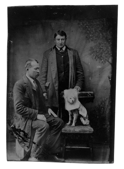 Honus Wagner ja ystävä, n. 1898 (valokuva) tekijältä American Photographer
