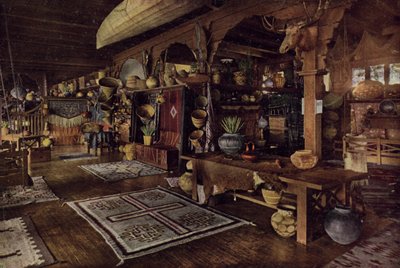 Interior Indian Building, Albuquerque, New Mexico (värillinen kuva) tekijältä American Photographer
