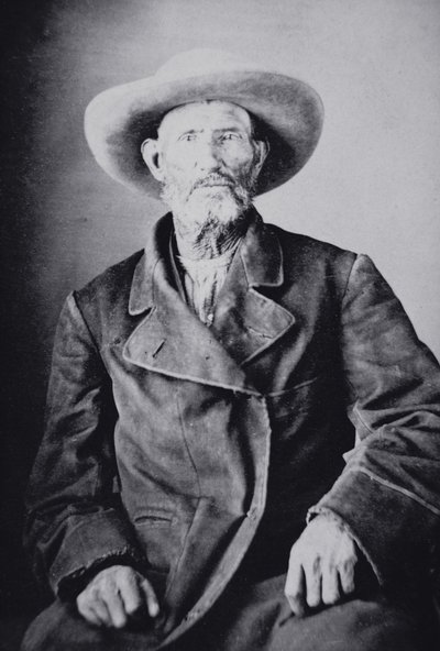 Jim Bridger (1804-81) (m/v valokuva) tekijältä American Photographer