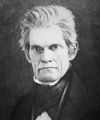 John C. Calhoun (1782-1850) (m/w valokuva) tekijältä American Photographer