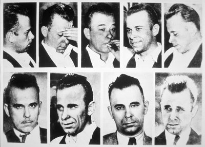 John Dillinger (s/w-kuva) tekijältä American Photographer