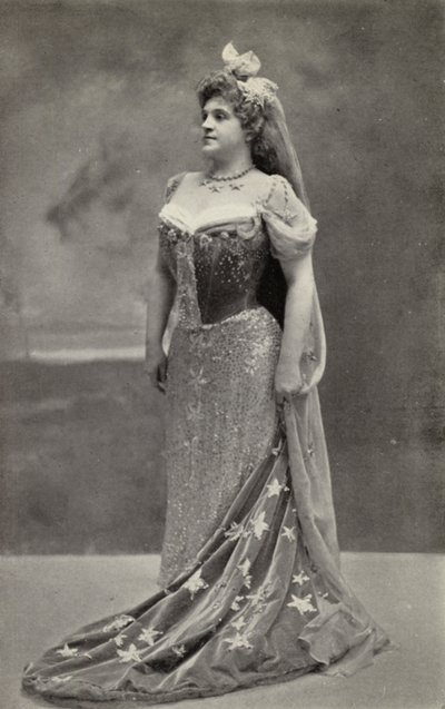 Marcella Sembrich, Astrifiammante, yön kuningatar, elokuvassa "Taikahuilu" (s/w-kuva). tekijältä American Photographer