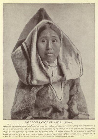 Mary Dookshoode Annanuck, eskimo tekijältä American Photographer