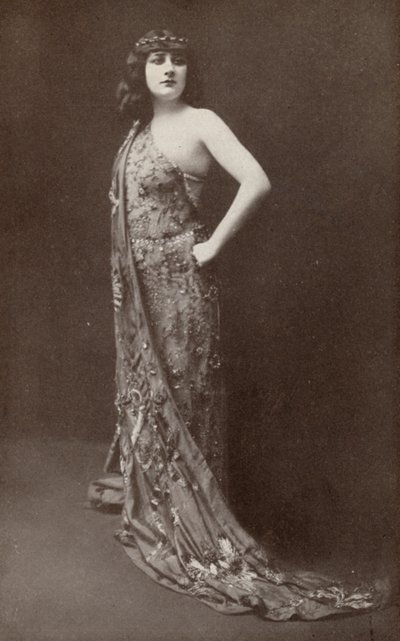 Mary Garden, roolihahmo "Salome" (s/w-kuva) tekijältä American Photographer