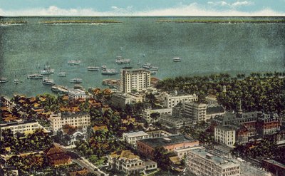 Miami, Florida, noin 1925: (värivalokuva). tekijältä American Photographer
