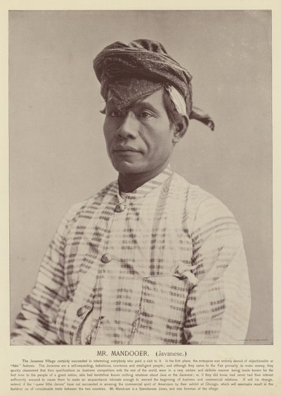 herra Mandooer, jaava tekijältä American Photographer