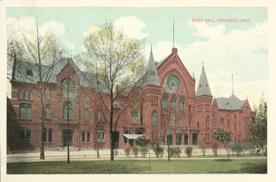Music Hall, Cincinnati, Ohio (värillinen kuva) tekijältä American Photographer