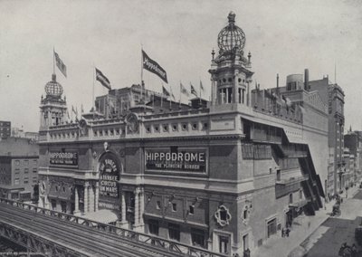 New York: New York Hippodrome (s/w-kuva). tekijältä American Photographer