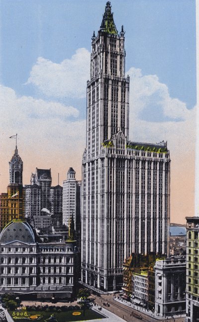 New York: Woolworth Building (värikuva) tekijältä American Photographer
