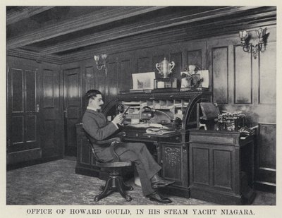 Howard Gouldin toimisto Steam Yacht Niagarassa (m/v kuva) tekijältä American Photographer
