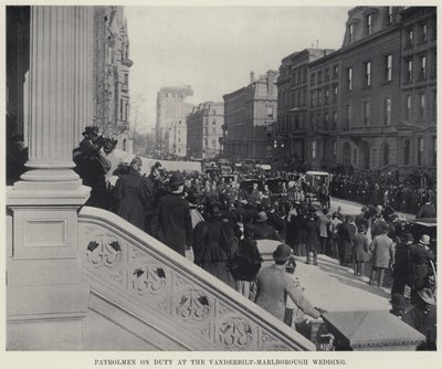 Päivystävät partiomiehet Vanderbilt-Marlborough -häissä (m/v kuva) tekijältä American Photographer