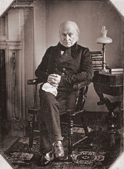 John Quincy Adamsin muotokuva, noin 1840-luku (daguerrotyyppi) tekijältä American Photographer