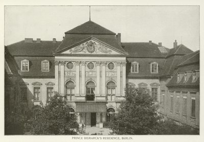 Prinssi Bismarcks Residence, Berliini (mustavalkoinen valokuva) tekijältä American Photographer