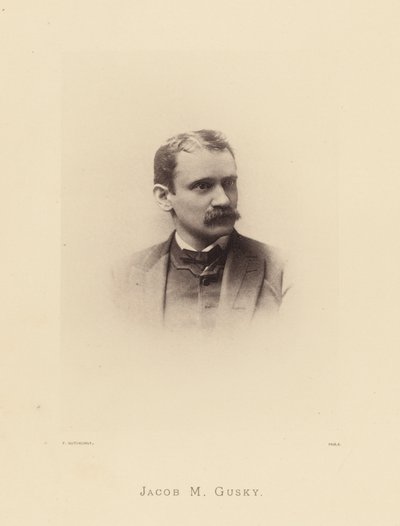 Merkittäviä pennsylvanialaisia: Gusky (s/w-kuva): Jacob M Gusky (s/w-kuva) tekijältä American Photographer