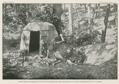 Kipsissä oleva louhosryhmä perustettu Piney Branchin tontille tekijältä American Photographer