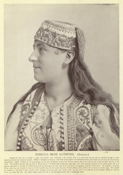 Rebecca Meise Alithensii, juutalainen tekijältä American Photographer
