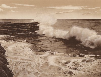 San Diego: La Jollassa, lähellä San Diegoa (s/w-kuva). tekijältä American Photographer