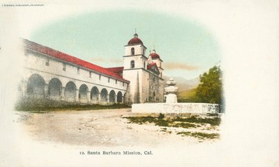 Santa Barbara Mission, Kalifornia (värillinen kuva) tekijältä American Photographer