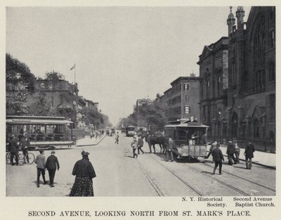 Second Avenue, katsoen pohjoiseen St Mark
