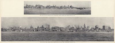 Sky-Line Manhattan Islandin alaosan pohjoisjoelta (m/w kuva) tekijältä American Photographer