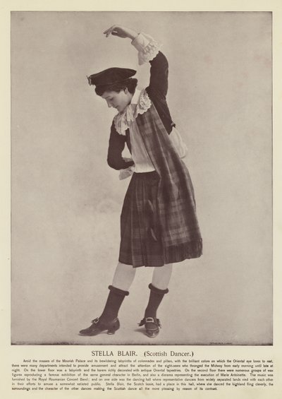 Stella Blair, skotlantilainen tanssija tekijältä American Photographer