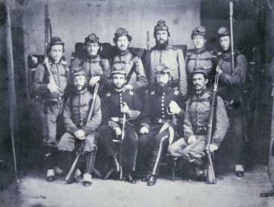 Konfederaation armeijan Charleston Zouave -kadetit tekijältä American Photographer