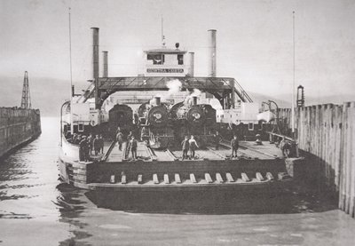 Contra Costa Ferry, n. 1920 (m/w kuva) tekijältä American Photographer