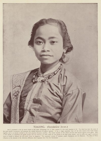 Toajong, Soendanese Javan tekijältä American Photographer
