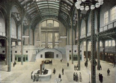 Train Concourse, Chicago Union Station (värillinen kuva) tekijältä American Photographer