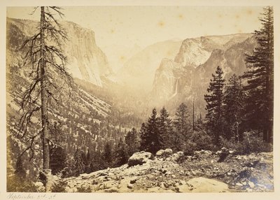 Yosemiten laakso Inspection Pointista tekijältä American Photographer