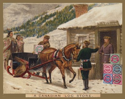 Kanadalainen hirsikauppa, Huntley and Palmer Advert tekijältä American School