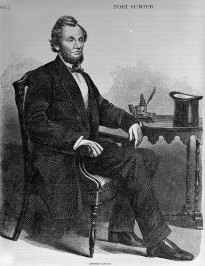 Abraham Lincoln kirjasta Harpers Pictorial History of the Civil War tekijältä American School