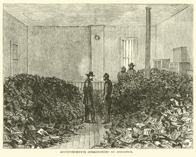 Johnston luovutti varusteet huhtikuussa 1865 tekijältä American School