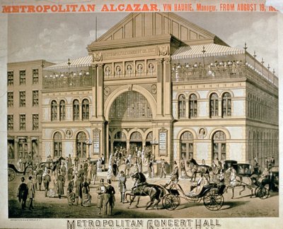 Mainos Metropolitan Alcazar Concert Halliin, New Yorkiin tekijältä American School