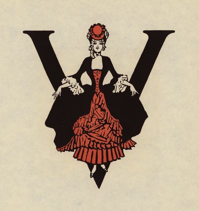 Amerikkalaiset tavaramerkit ja laitteet: Conde Nast Publications, Vogue, New York (litho) tekijältä American School