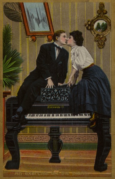 Harjoitus pianolla tai suuteleminen Steinwayn soittimella (kuva) tekijältä American School