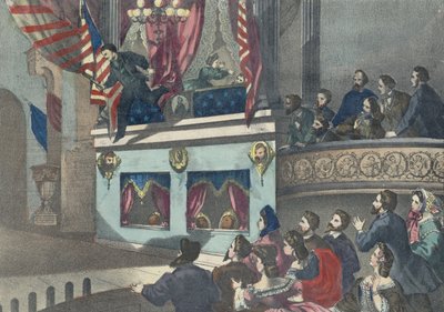Presidentti Abraham Lincolnin salamurha, n. 1865 tekijältä American School